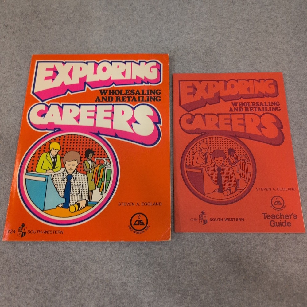 Exploring Wholesaling and Retailing Careers Eggland 1976 Teacher Guide Set - Picture 1 of 3